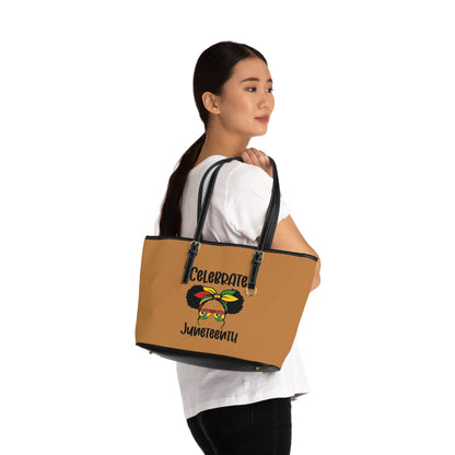 Juneteenth PL Leather Shoulder Bag
