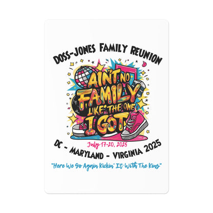 Doss Jones Family Reunion Playing Cards