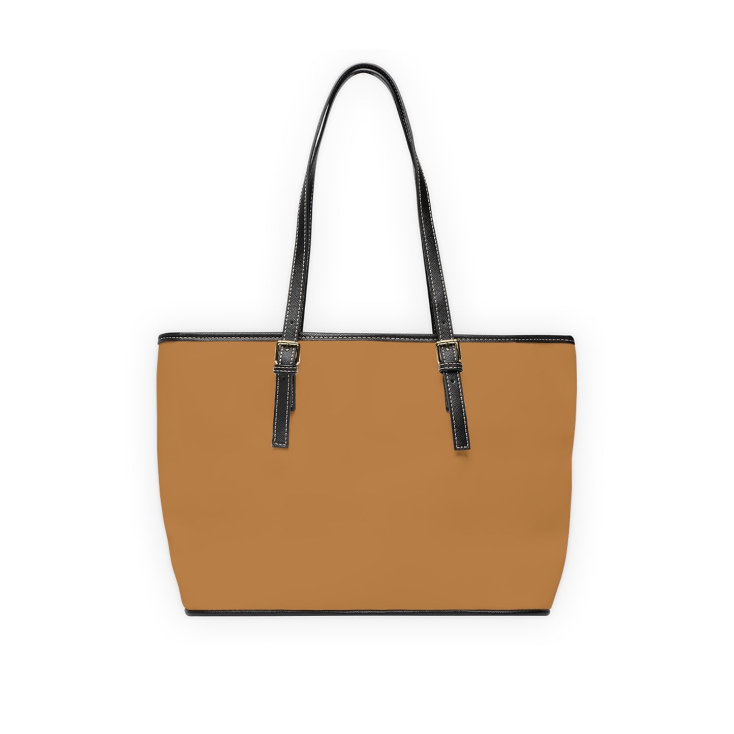 Brown PL Leather Shoulder Bag