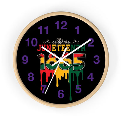 Juneteenth Wall Clock